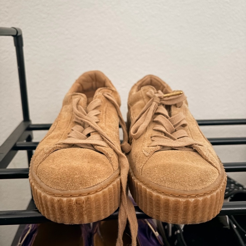 Puma Tan Suede Women's Sneakers